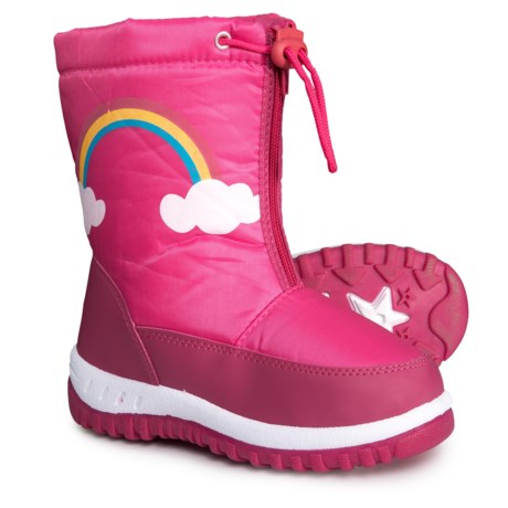 Rugged Bear Rainbow Snow Boots (For Girls)
