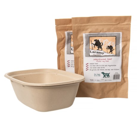 Laramy Pet Foods Bio-Degrad-A-Bowl Dehydrated Beef Dog Meal - Medium