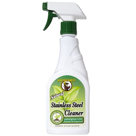 Howard Natural Stainless Steel Cleaner - 16 oz.