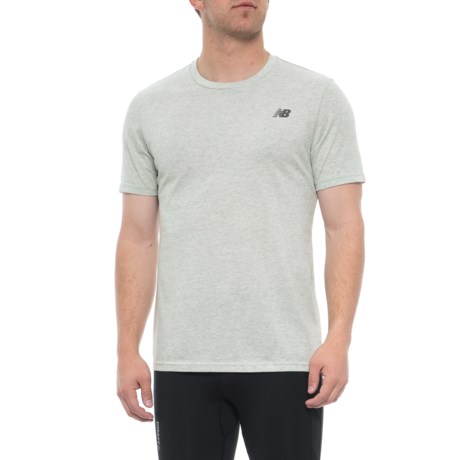 New Balance Heather Tech T-Shirt - Short Sleeve (For Men)
