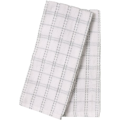 The Good Book Silver Kitchen Towels - 18x28”, Set of 2