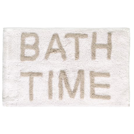 Madison White Cloud Grey Bath Time Bath Rug