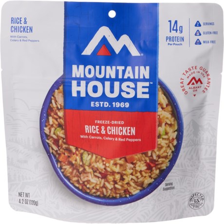 Mountain House Rice and Chicken Camp Meal - 2 Servings