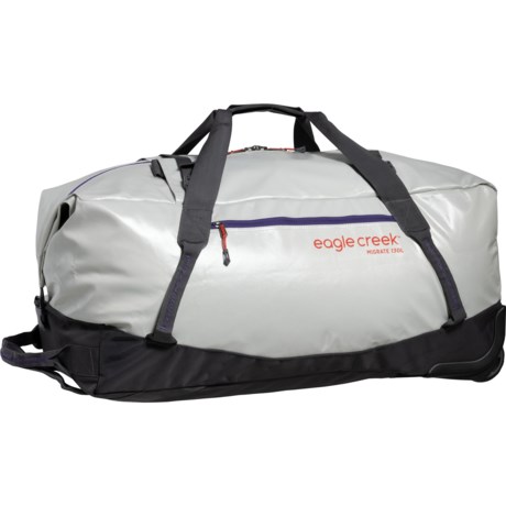 Eagle Creek Migrate 130 L Wheeled Duffel Bag - Expandable, Silver
