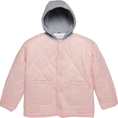 LIV & LOTTIE Big Girls Onion Quilted Jacket - Insulated