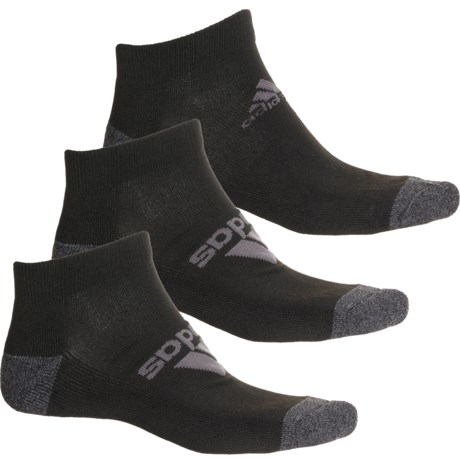 adidas Cushioned Mixed Low-Cut Socks - 3-Pack, Ankle (For Men)