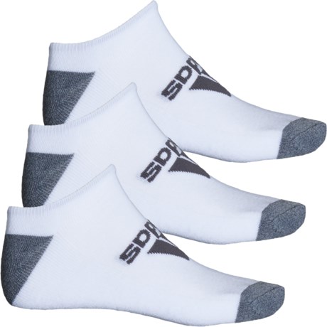adidas Cushioned AEROREADY Mixed No-Show Socks - 3-Pack, Below the Ankle (For Men)