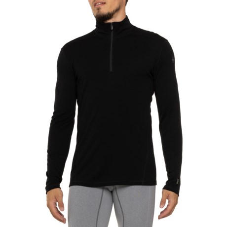 SmartWool Classic Thermal Base Layer Top - Merino Wool, Zip Neck, Long Sleeve