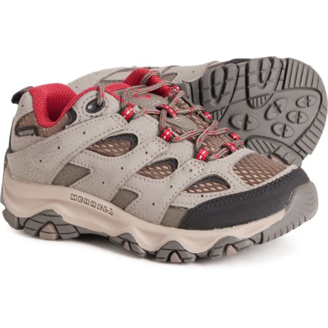 Merrell Boys Moab 3 Low Hiking Shoes - Waterproof, Leather