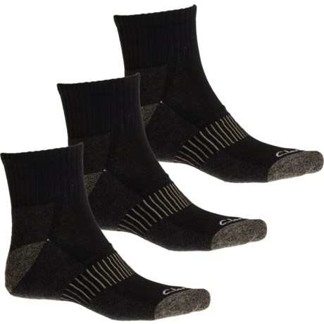 Clarks Half Cushion Arch Support Socks - 3-Pack, Ankle (For Men)