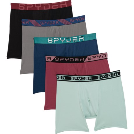 Spyder All-Performance Knit Boxer Briefs - 5-Pack