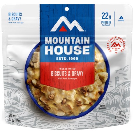 Mountain House Biscuits and Gravy Meal - 2 Servings