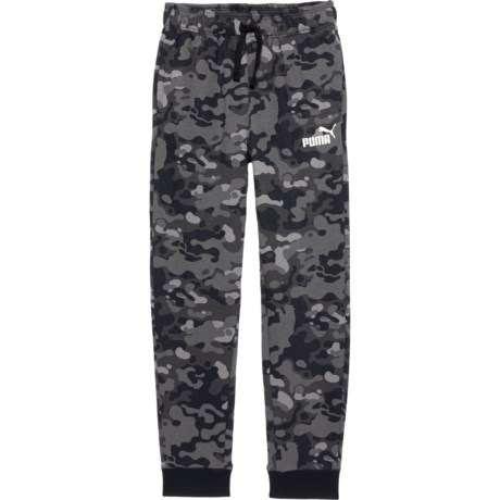 Puma Big Boys Camo Campus Fleece AOP Joggers