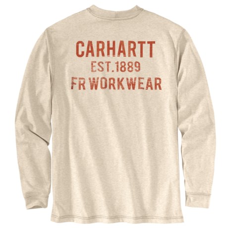 Carhartt 104372 Flame-Resistant Force® Original Fit Graphic T-Shirt - Long Sleeve