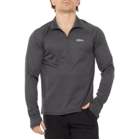 Eddie Bauer Tremont Shirt - Zip Neck, Long Sleeve