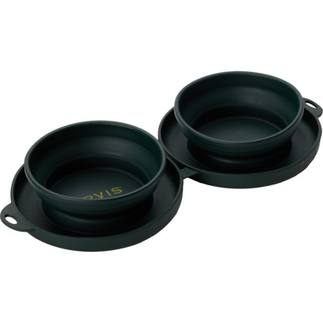 Orvis Pet Travel Double-Sided Collapsible Feeder - 10 oz.