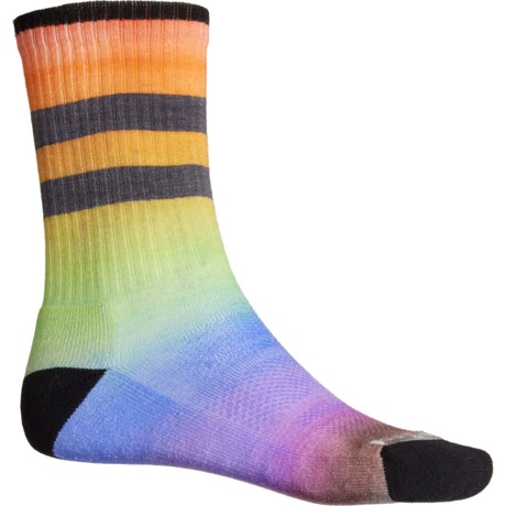 SmartWool Athletic Targeted Cushion Pride Rainbow Print Socks - Merino Wool, Crew (For Men and Women)