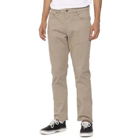 Lucky Brand 410 Athletic Sateen Pants - Straight Leg