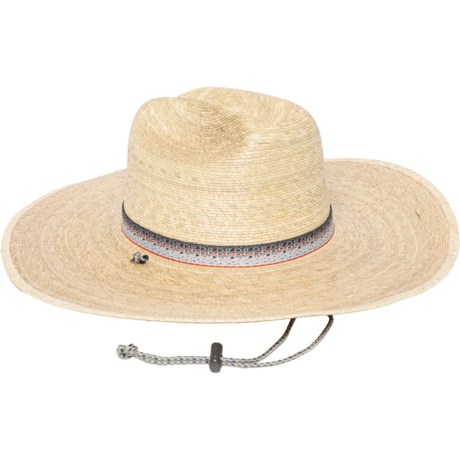 Fishpond Lowcountry Palm Straw Western Hat - UPF 50+