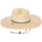 Fishpond Lowcountry Palm Straw Western Hat - UPF 50+