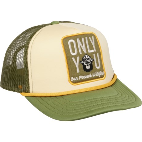 Mad Engine Only You Smokey Bear Patch Baseball Cap