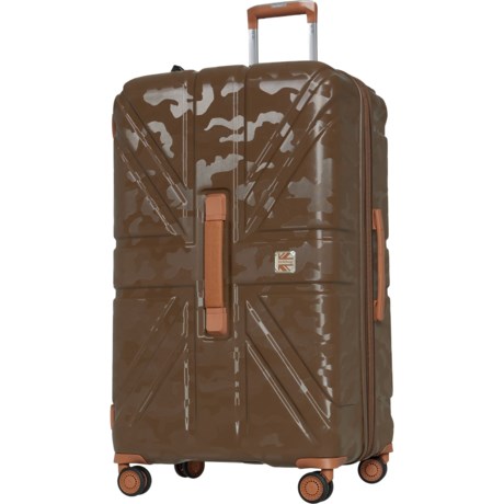 BritBag 31” Okavango Spinner Suitcase - Hardside, Expandable, Sepia-Almond Trim