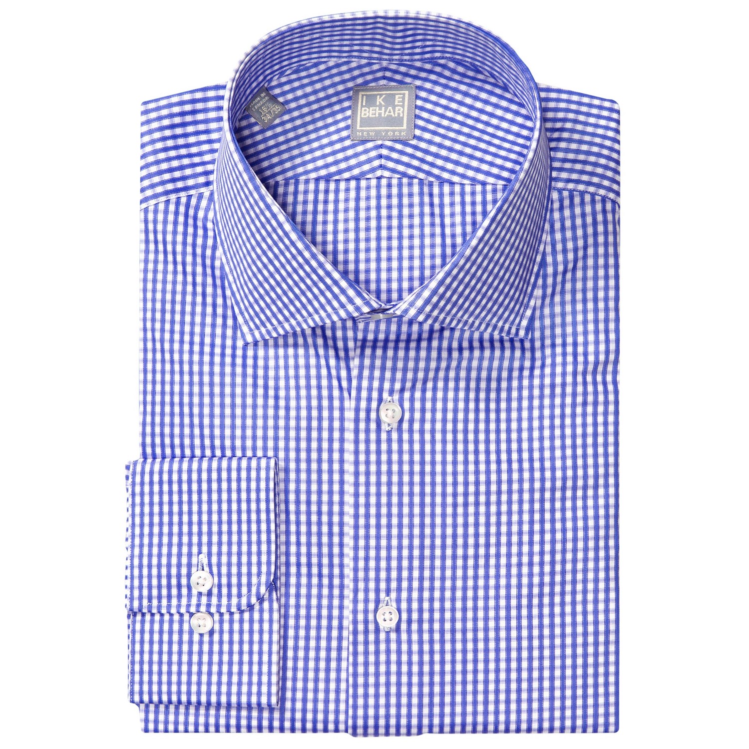 Ike Behar Gold Label Cotton Check Shirt (For Men) 6005N - Save 75%