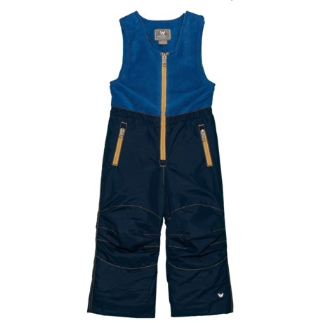 White Sierra Navy Toboggan Bib Pants - Insulated (For Toddler Boys)