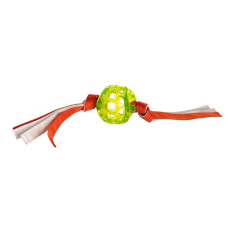 Hero Retriever Series Soft Rubber Ball with Canvas Handle Dog Toy