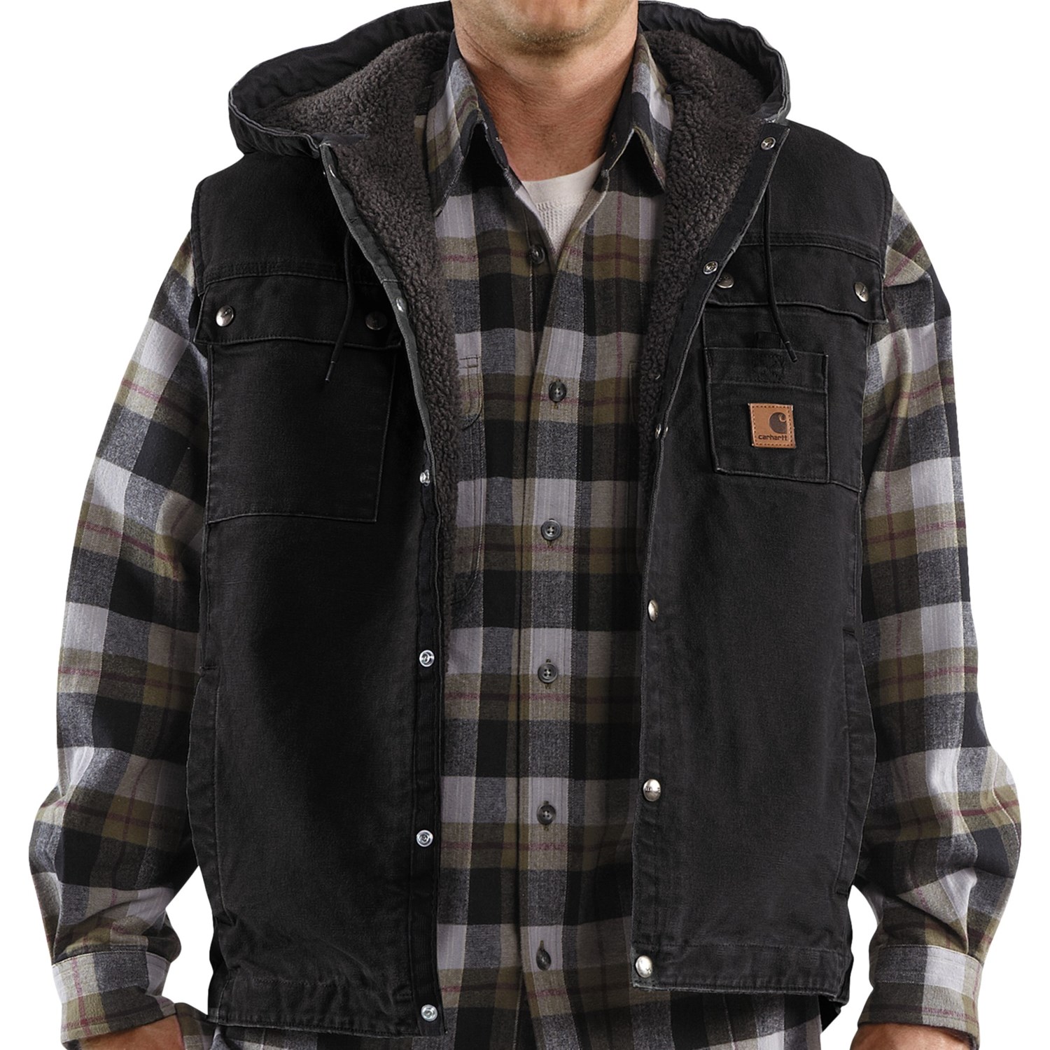 Carhartt Sandstone Multi-Pocket Vest (For Men) 6035D