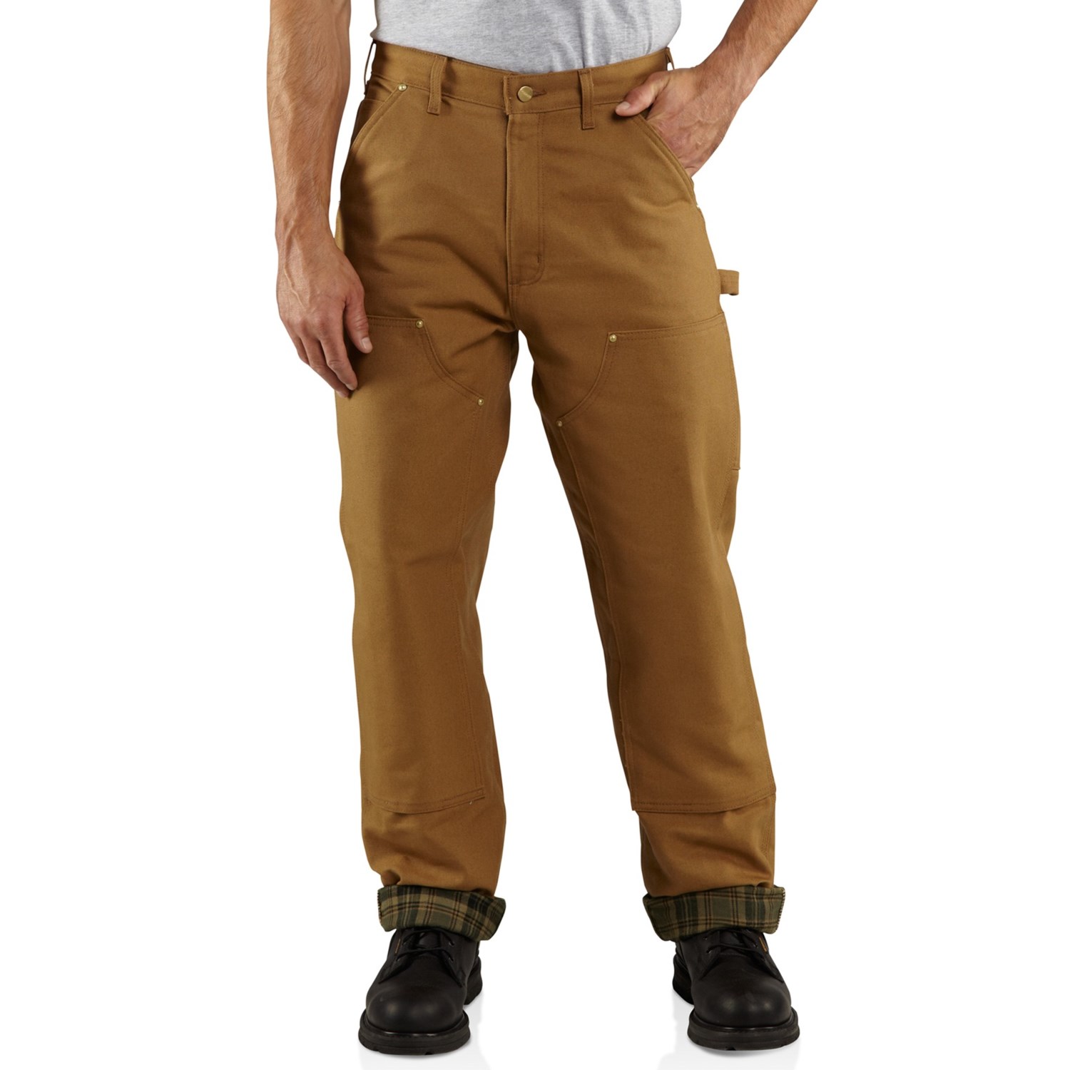 Carhartt Firm Duck Double-Front Dungaree Pants (For Men) 6035X