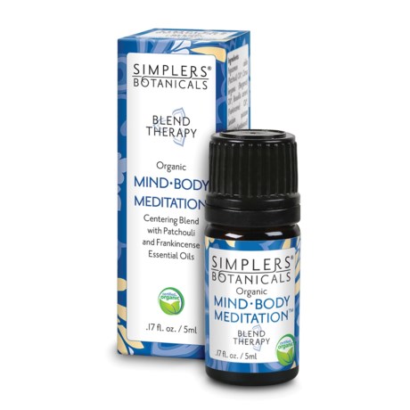 Simplers Mind Body Meditation Essential Oil Blend - 0.17 oz.