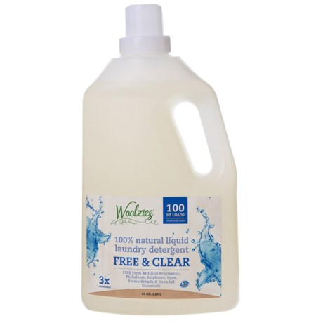 Woolzies Natural Free and Clear Liquid Laundry Detergent - 64 oz.
