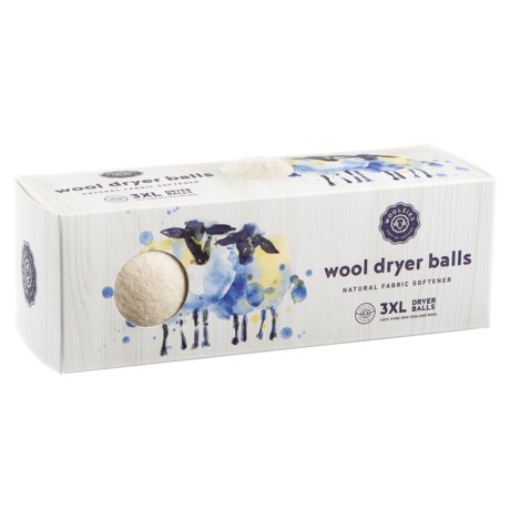 Woolzies New Zealand Wool Dryer Balls - 3-Pack