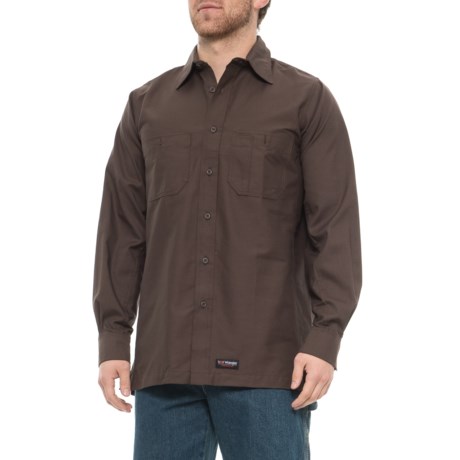 Wrangler Canvas Work Shirt - Long Sleeve (For Men)