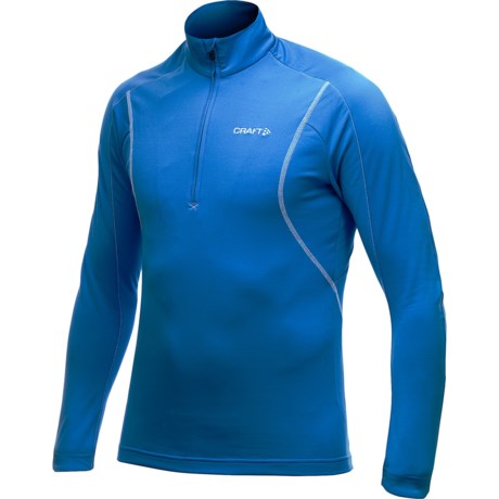 Craft Sportswear Lightweight Stretch Pullover Shirt - Zip Neck, Long Sleeve (For Men)