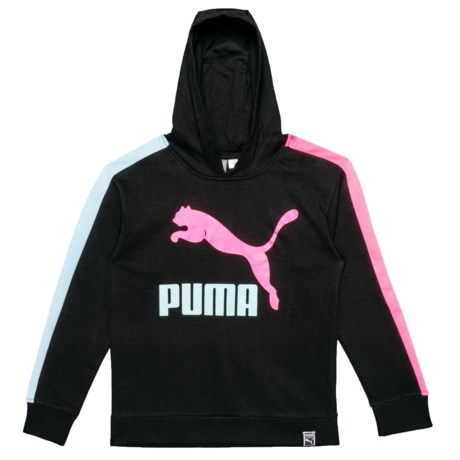 Puma Fleece T7 Pullover Hoodie (For Big Girls)