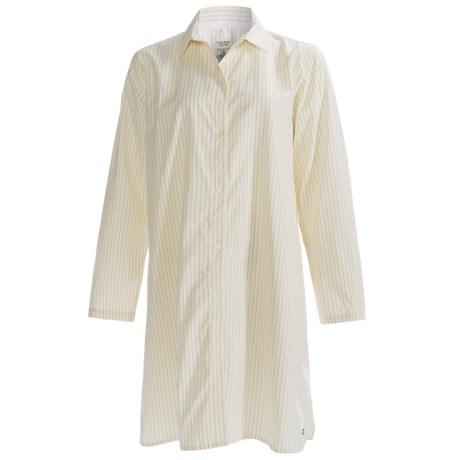 Calida Mix & Match Big Shirt - Button Front, Long Sleeve (For Women)