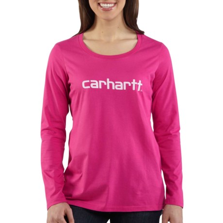 Carhartt Signature T-Shirt - Long Sleeve, Factory Seconds (For Women)