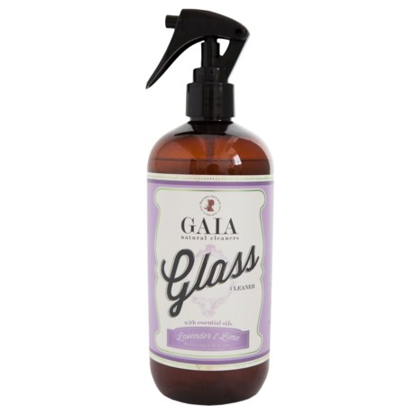 Gaia Natural Cleaners Lavender & Lime Glass Cleaner - 16 oz.