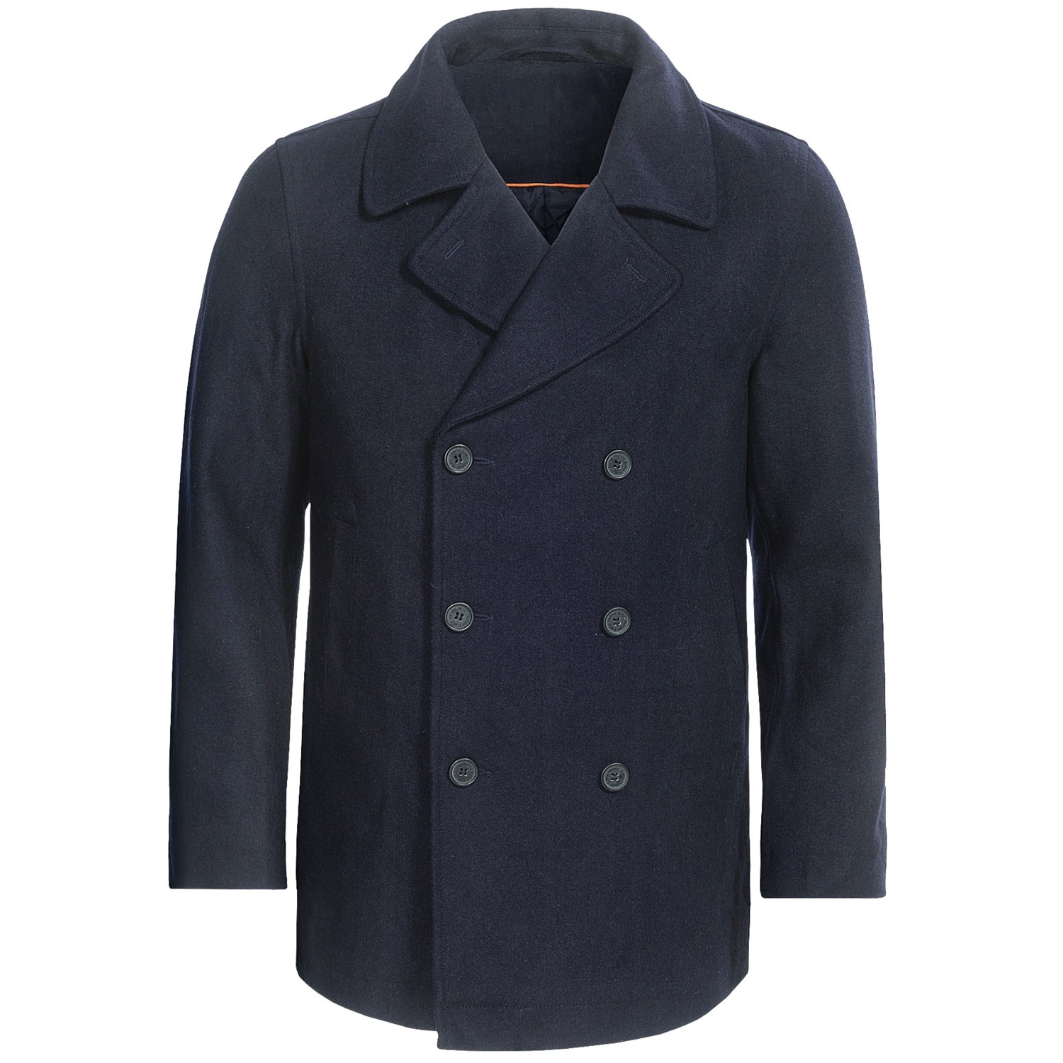 Double-Breasted Pea Coat (For Men) 6165U - Save 49%