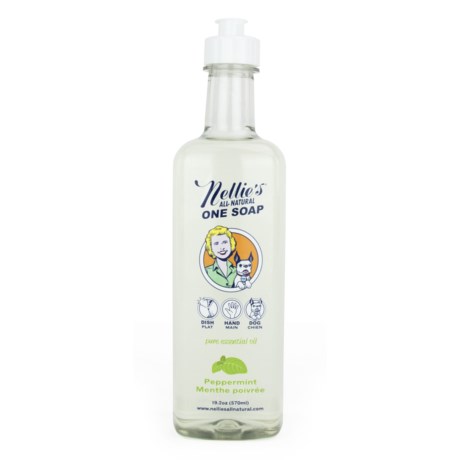 Nellie's All Natural Peppermint One Soap - 19.2 oz.
