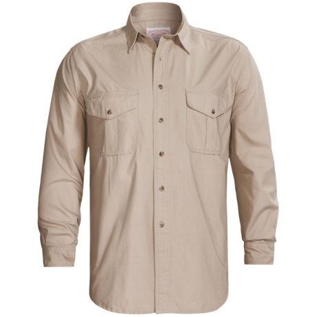 Filson Safari Cloth Shirt (For Tall Men) 6172V - Save 39%