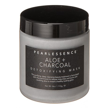 Pearl Essence Aloe + Charcoal Clay Face Mask - 4 oz.