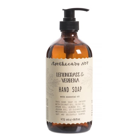 Apothecary NO 7 Lemongrass Verbena Hand Soap - 16 oz.