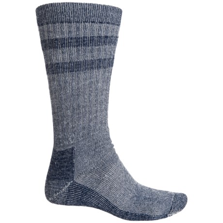 Wise Blend Double Stripe Socks - Merino Wool Blend, Crew (For Men)