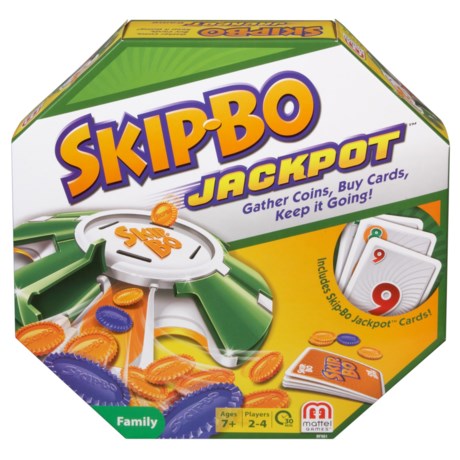 Mattel Games Skip-Bo Jackpot Card Game