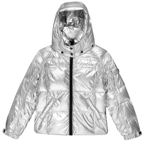 S13/NYC Metallic Mogul Down Jacket (For Big Girls)