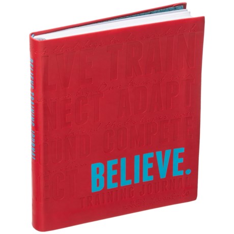 VeloPress Believe Training Journal (Classic Red, Updated Edition) Book