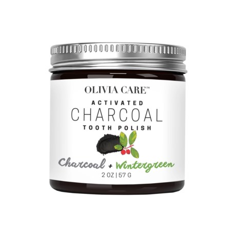 Olivia Care Charcoal Wintergreen Tooth Powder - 2 oz.